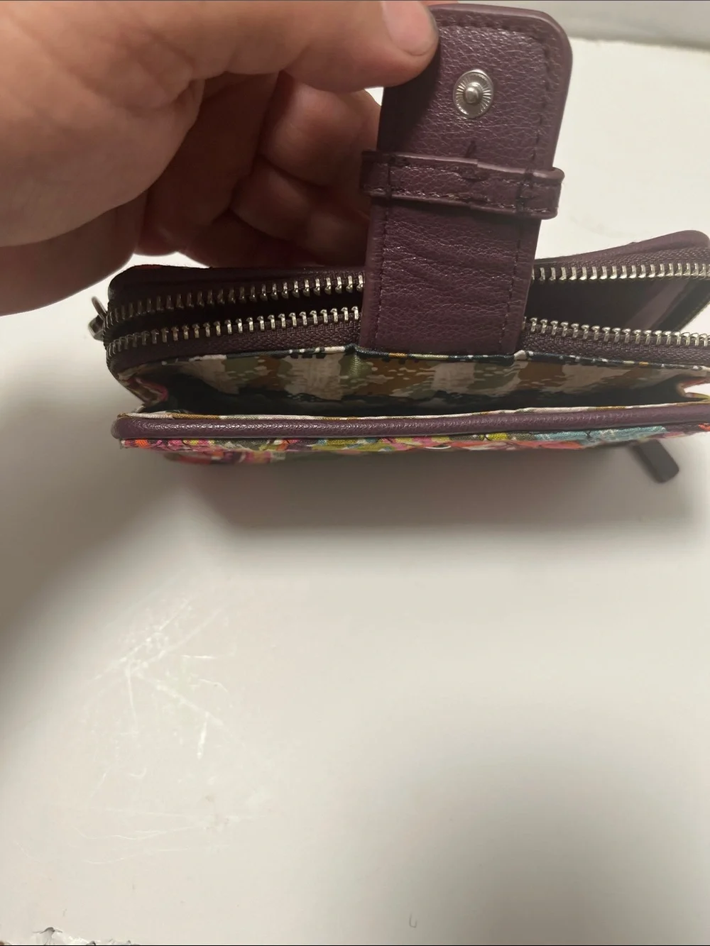 Vera Bradley Multicolor Floral Print Wristlet Phone Case RFID